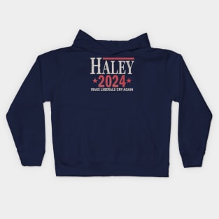 Vintage Nikki Haley 2024 Kids Hoodie